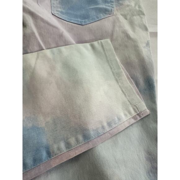 Style & Co Tie-Dye Curvy Skinny Leg Mid-Rise Slimming Denim Jeans Women's 12 - Picture 6 of 10